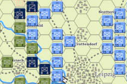 Screenshot of one of the Napoleon at War games in progress.